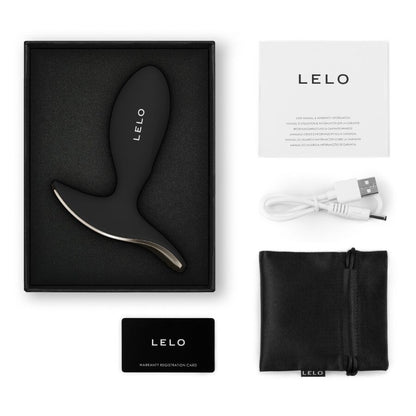 LELO - SURFER 2 PLUG VIBRATÓRIO ANAL UNISSEX PRETO - Infernum Store