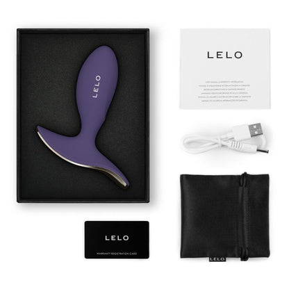 LELO - SURFER 2 PLUG VIBRATÓRIO ANAL UNISSEX ROXO CIBERNÉTICO - Infernum Store