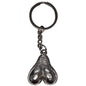DIABLO PICANTE - CHAVEIRO DE METAL COM OVOS DE PRATA - Infernum Store
