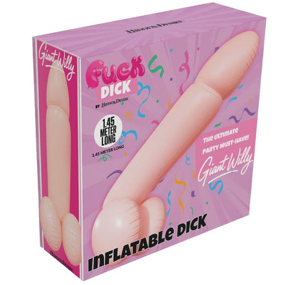 HIDDEN DESIRE - PÊNIS INFLÁVEL GIGANTE WILLY 145 CM - Infernum Store