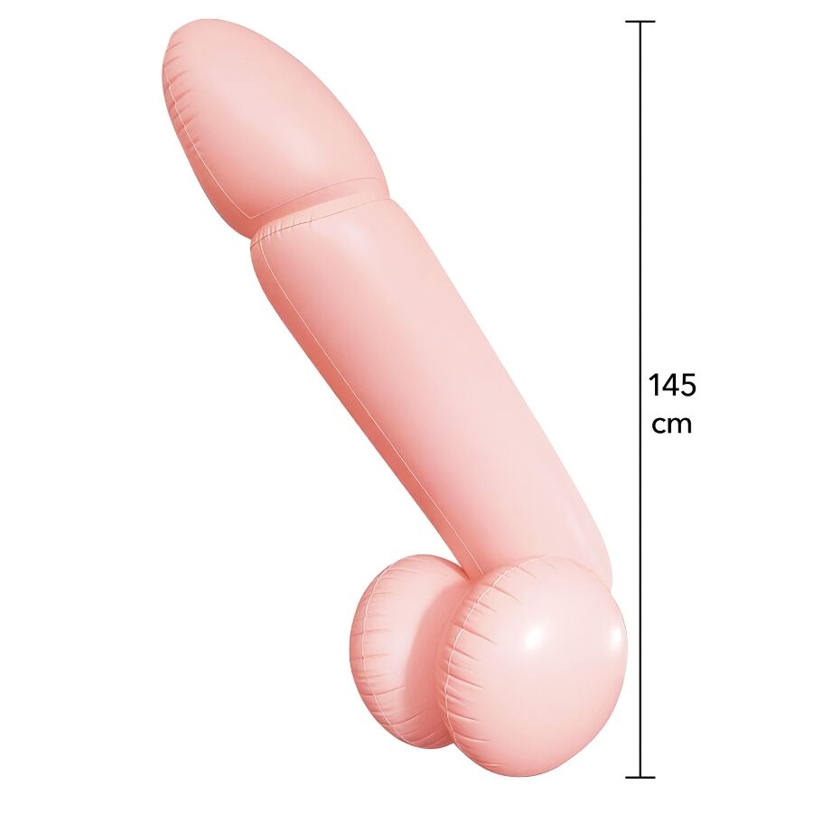 HIDDEN DESIRE - PÊNIS INFLÁVEL GIGANTE WILLY 145 CM - Infernum Store