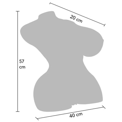 DESEJO OCULTO - TORSO DE MEGA VADIA ORDENHEIRA MASTURBAÇÃO FEMININA 22 KG - Infernum Store