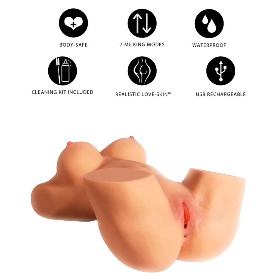 DESEJO OCULTO - TORSO DE MEGA VADIA ORDENHEIRA MASTURBAÇÃO FEMININA 22 KG - Infernum Store