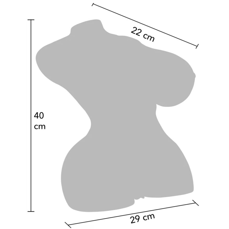 DESEJO OCULTO - TORSO DE CADELA ORDENHEIRA SAFADA, MASTURBADORA FEMININA, 10 KG - Infernum Store
