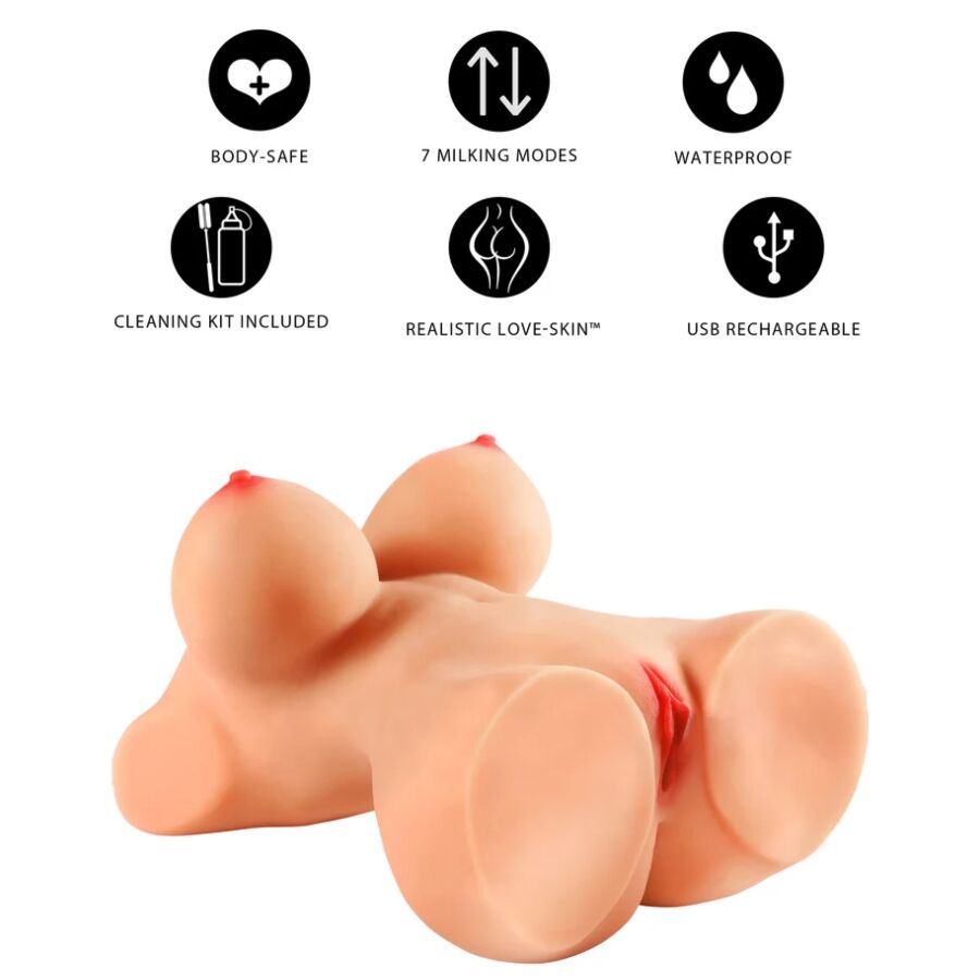 DESEJO OCULTO - TORSO DE CADELA ORDENHEIRA SAFADA, MASTURBADORA FEMININA, 10 KG - Infernum Store