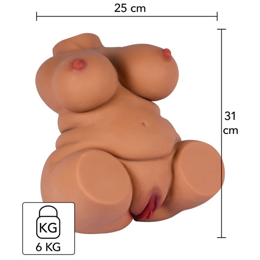 HIDDEN DESIRE - FAT FUCK QUEEN TORSO MASTURBADOR FEMININO 6 KG - Infernum Store