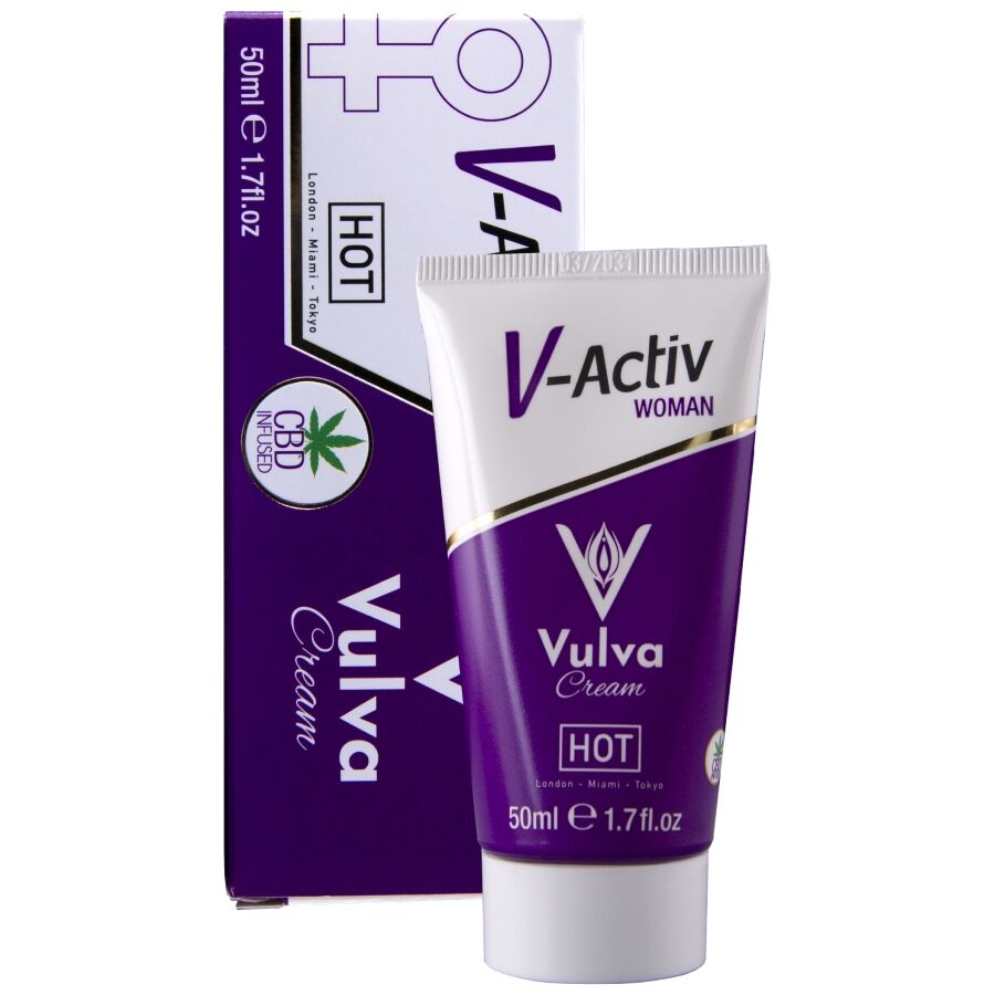 CREME VULVA QUENTE COM CBD 50ML - Infernum Store