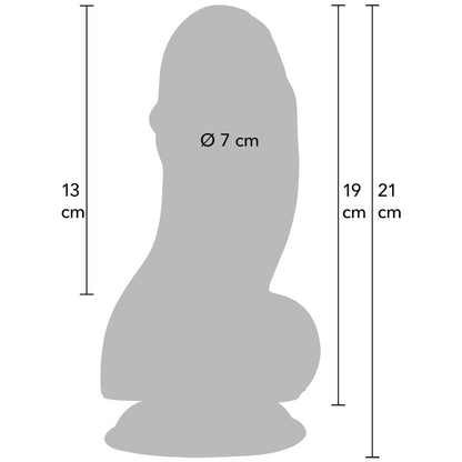 HIDDEN DESIRE - INFERNO DILDO FAT BOYS 19 CM - Infernum Store