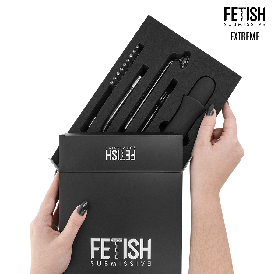 FETISH SUBMISSIVE - VIBRADOR WAND ELECTROESTIMULACIÓN ALTA FRECUENCIA - Infernum Store
