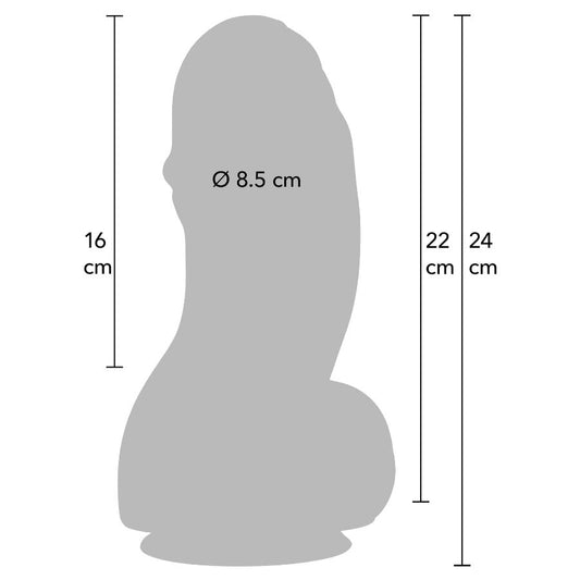 HIDDEN DESIRE - INFERNO DILDO FAT BOYS 22 CM - Infernum Store