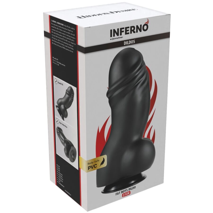 HIDDEN DESIRE - INFERNO DILDO FAT BOYS 27 CM - Infernum Store
