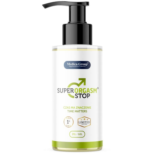 MEDICA GROUP - SUPER ORGASM STOP GEL ÍNTIMO PARA HOMENS 150 ML - Infernum Store