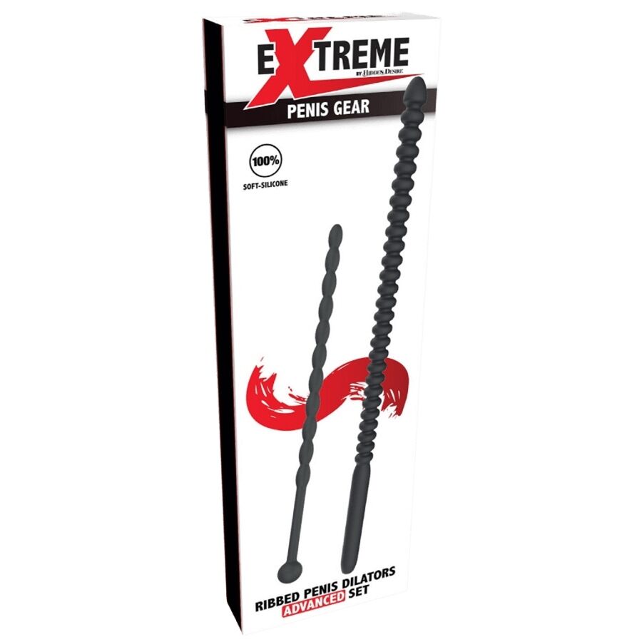 HIDDEN DESIRE - EXTREME ADVANCED DILATADORES URETRAIS COM ESTRIAS 2 UNIDADES - Infernum Store