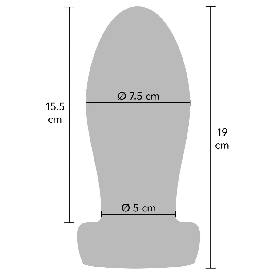 HIDDEN DESIRE - EXTREME HEAVY STRETCHER PLUG ANAL XL - Infernum Store