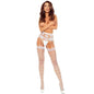PASSION - S031 MEIA-CALÇA BRANCA DE REDE TAMANHO ÚNICO - Infernum Store