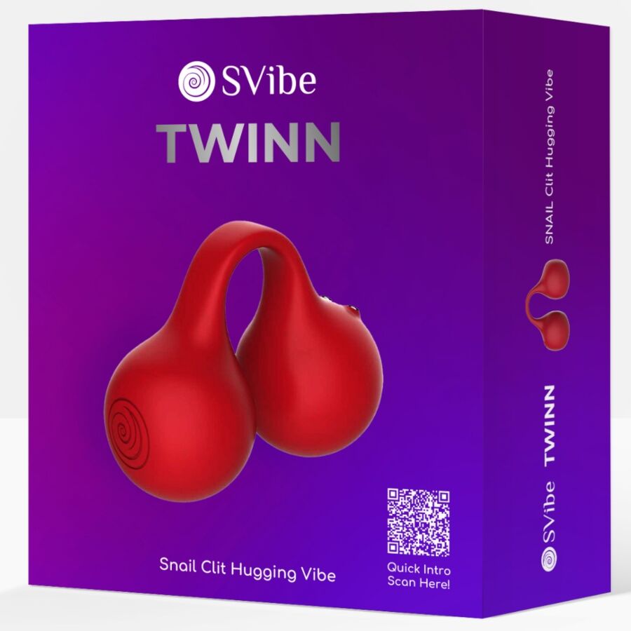 SNAIL VIBE - TWINN VIBRADOR DE DEDO CHERRY - Infernum Store