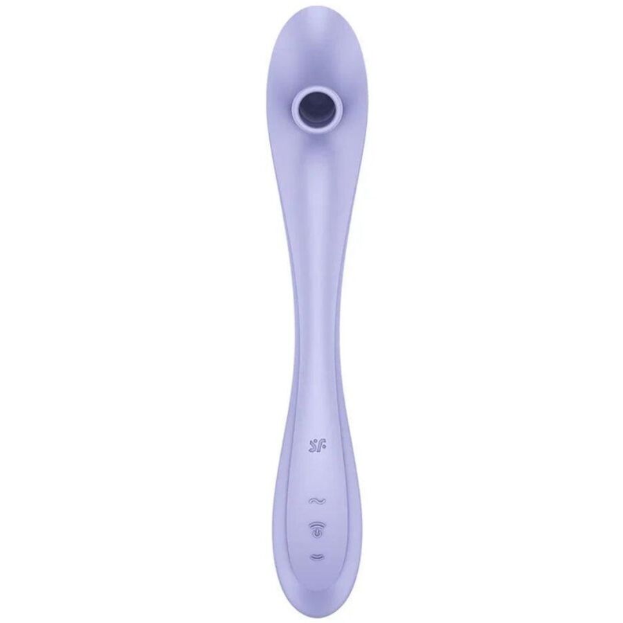 SATISFYER - EASY LOVER VIBRADOR & ESTIMULADOR AIR PULSE - Infernum Store