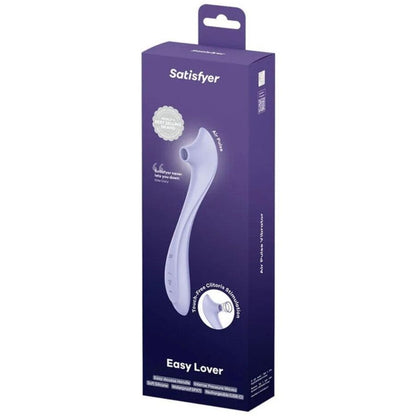 SATISFYER - EASY LOVER VIBRADOR & ESTIMULADOR AIR PULSE - Infernum Store