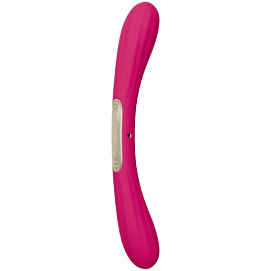 LELO - BOOMERANG VIBRADOR DE PONTA DUPLA CEREJA - Infernum Store