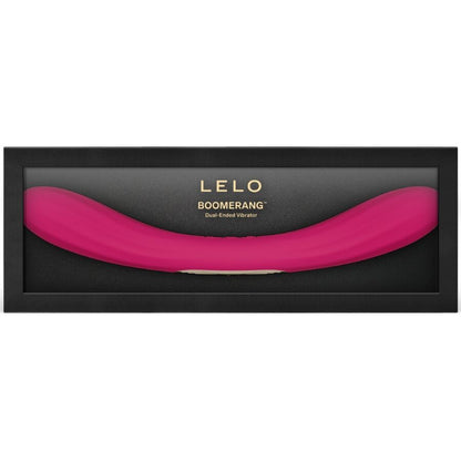 LELO - BOOMERANG VIBRADOR DE PONTA DUPLA CEREJA - Infernum Store