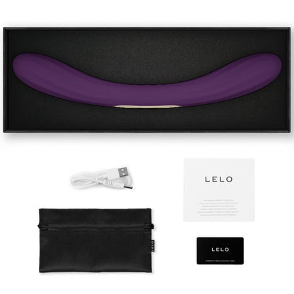 LELO - BOOMERANG VIBRADOR DE DUAS PONTAS ROXO - Infernum Store