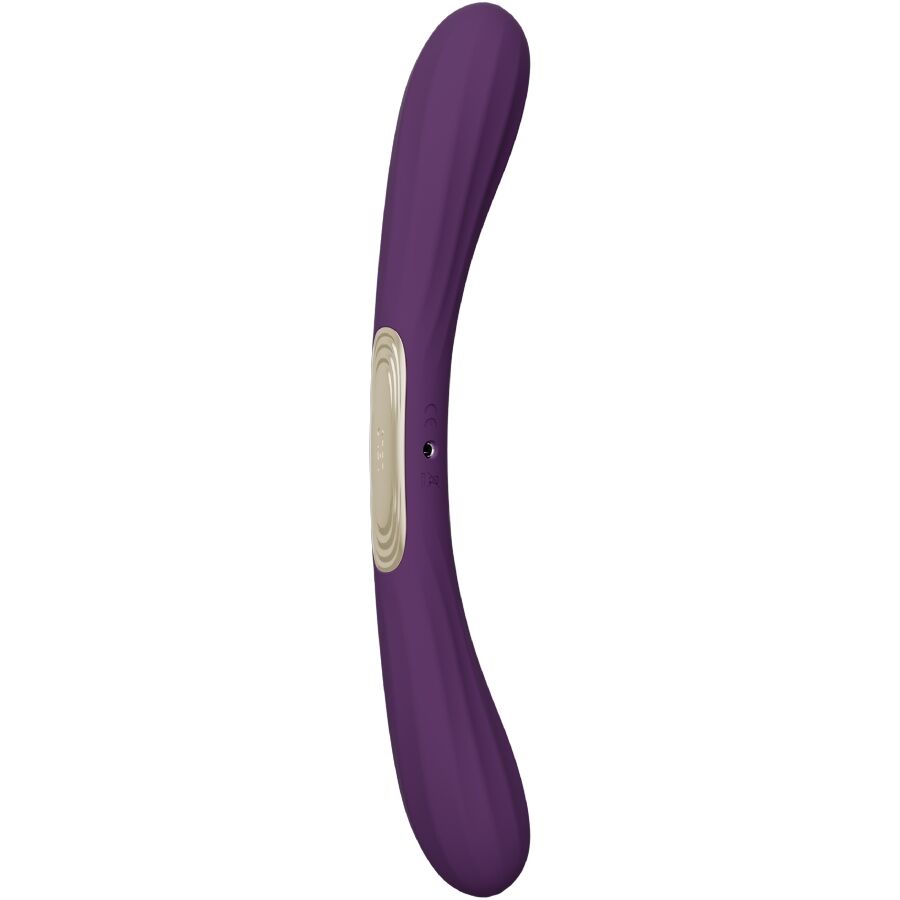 LELO - BOOMERANG VIBRADOR DE DUAS PONTAS ROXO - Infernum Store