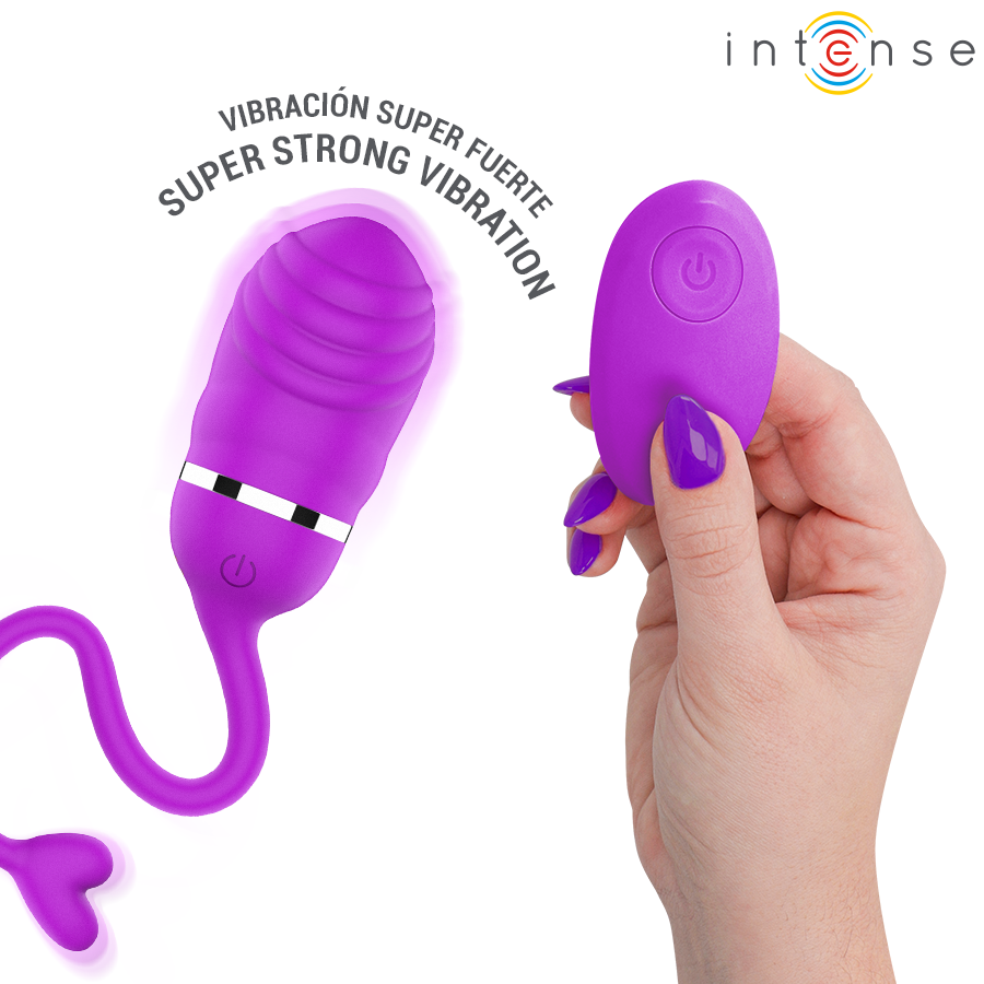 INTENSE - SOOKIE OVO VIBRATÓRIO COM CONTROLE REMOTO ROXO - Infernum Store