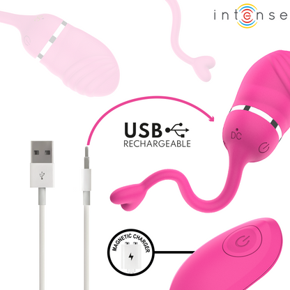 INTENSE - SOOKIE OVO VIBRATÓRIO COM CONTROLE REMOTO ROSA - Infernum Store