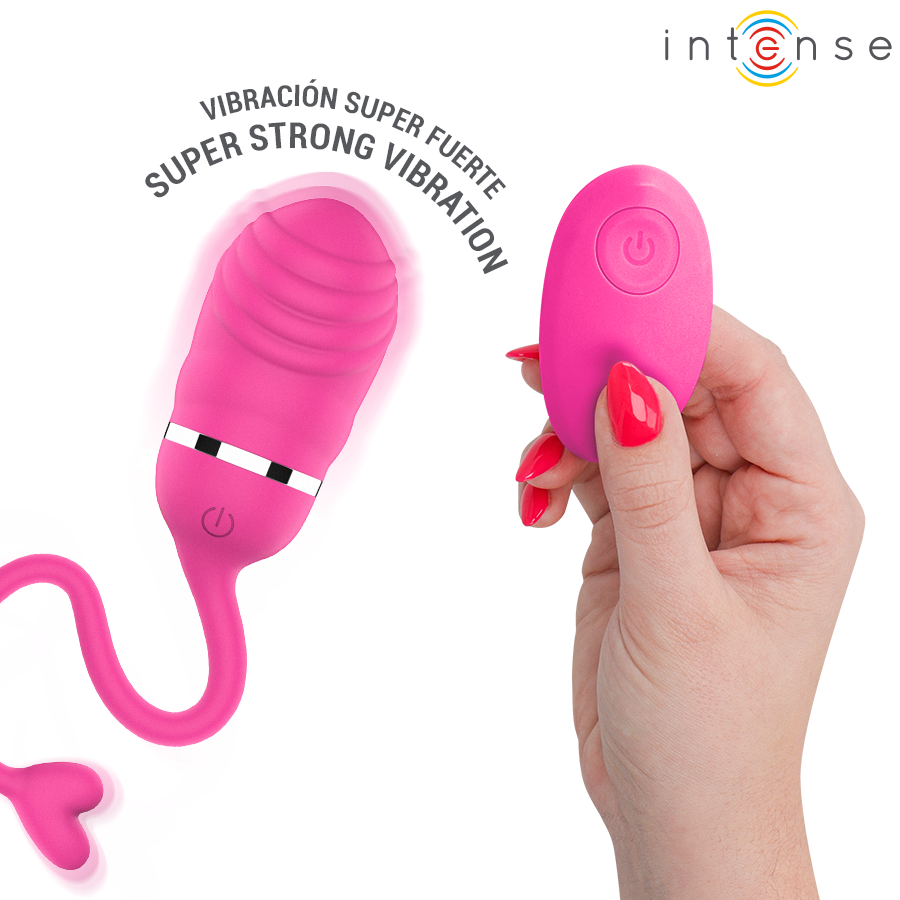 INTENSE - SOOKIE OVO VIBRATÓRIO COM CONTROLE REMOTO ROSA - Infernum Store
