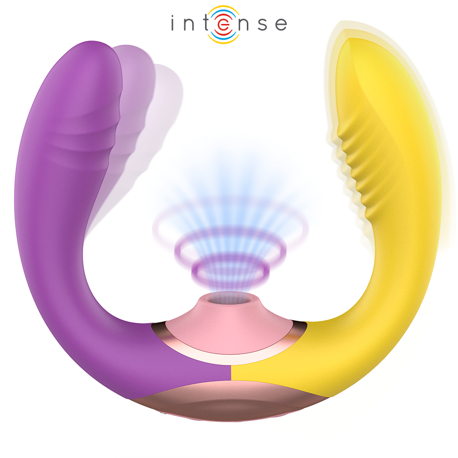 INTENSE - WILLOW - ESTIMULADOR DE SUCÇÃO E VIBRAÇÃO 3 EM 1 - Infernum Store
