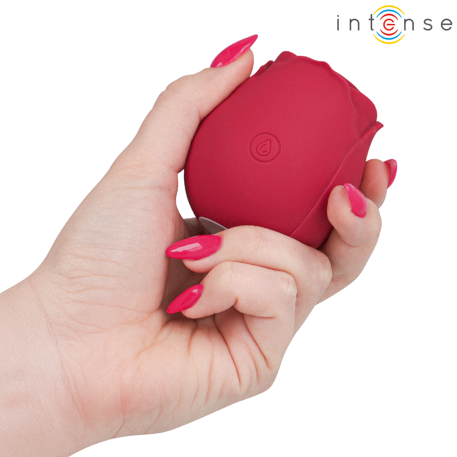 INTENSE - CAMELLIA SUCÇÃO CLITORIAL ROSE BY WAVES BORDEAUX - Infernum Store