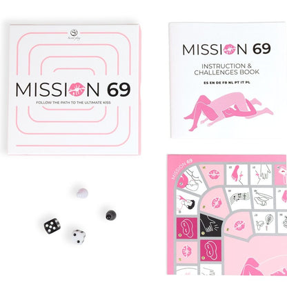 SECRET PLAY - JOGO DE TABULEIRO PARA CASAIS "MISSION 69" - Infernum Store