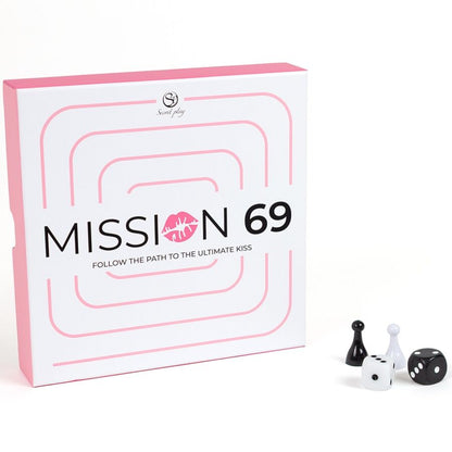 SECRET PLAY - JOGO DE TABULEIRO PARA CASAIS "MISSION 69" - Infernum Store