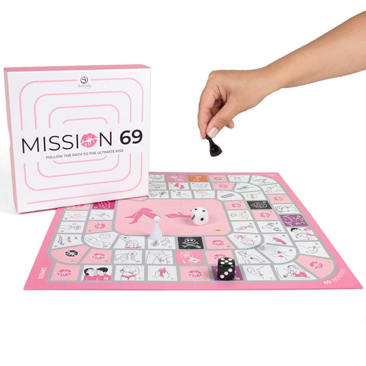 SECRET PLAY - JOGO DE TABULEIRO PARA CASAIS "MISSION 69" - Infernum Store