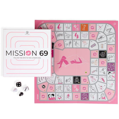 SECRET PLAY - JOGO DE TABULEIRO PARA CASAIS "MISSION 69" - Infernum Store