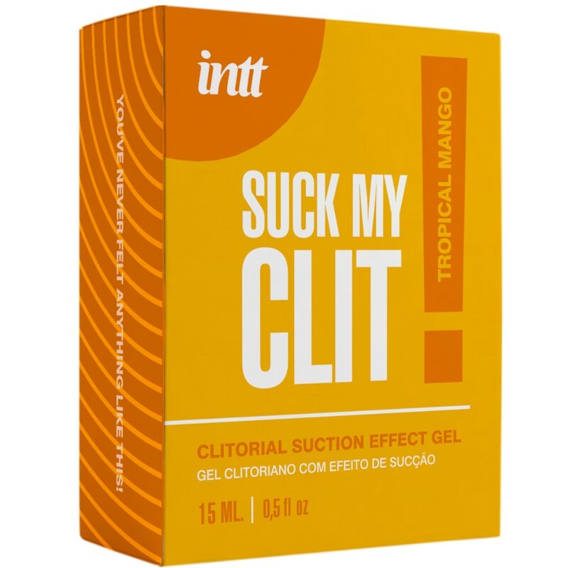 INTT - SUCK MY CLIT GEL COM EFEITO DE SUCÇÃO MANGA TROPICAL 15 ML - Infernum Store