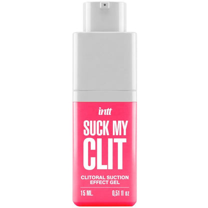 INTT - SUCK MY CLIT GEL COM EFEITO DE SUCÇÃO MORANGO SILVESTRE 15 ML - Infernum Store