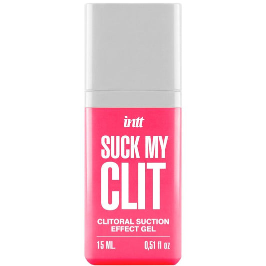 INTT - SUCK MY CLIT GEL COM EFEITO DE SUCÇÃO MORANGO SILVESTRE 15 ML - Infernum Store