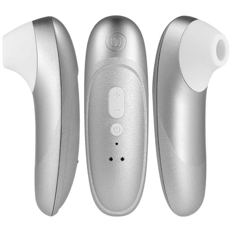 WOMANIZER - PRO VIBRANT CLITORIAL STIMULATOR CINZA PRATEADO - Infernum Store