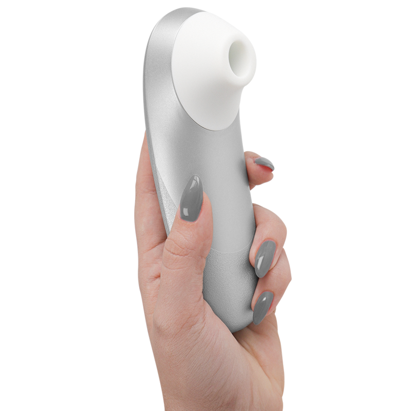 WOMANIZER - PRO VIBRANT CLITORIAL STIMULATOR CINZA PRATEADO - Infernum Store
