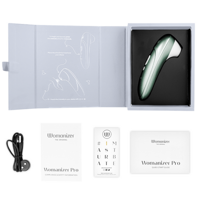 WOMANIZER - PRO VIBRANT CLITORIAL ESTIMULANTE VERDE SÁLVIA - Infernum Store