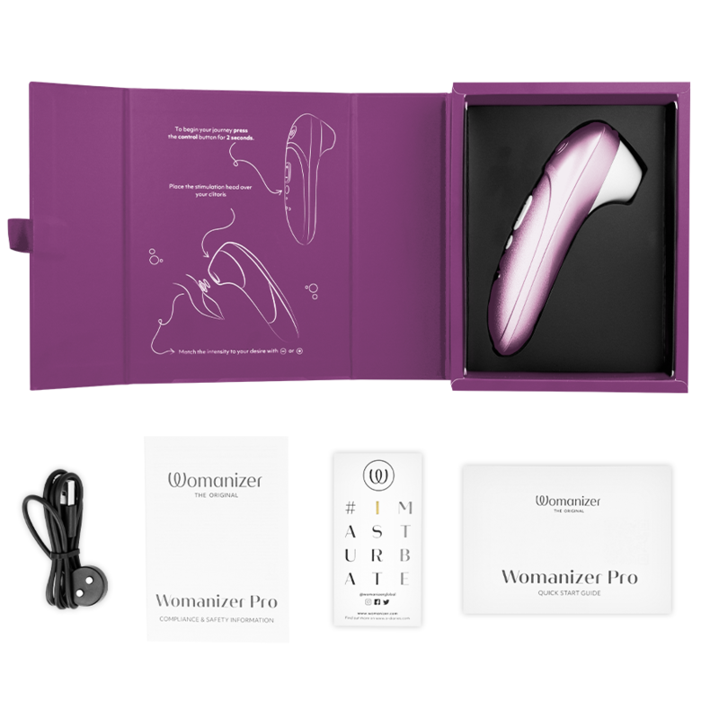 WOMANIZER - PRO VIBRANT CLITORIAL STIMULATOR LILAC - Infernum Store