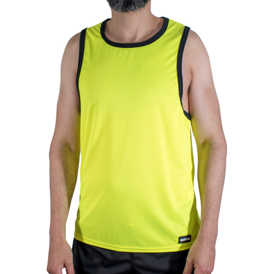 MACHO - CMV001 CAMISETA AMARELA DE GINÁSTICA TAMANHO P/M - Infernum Store