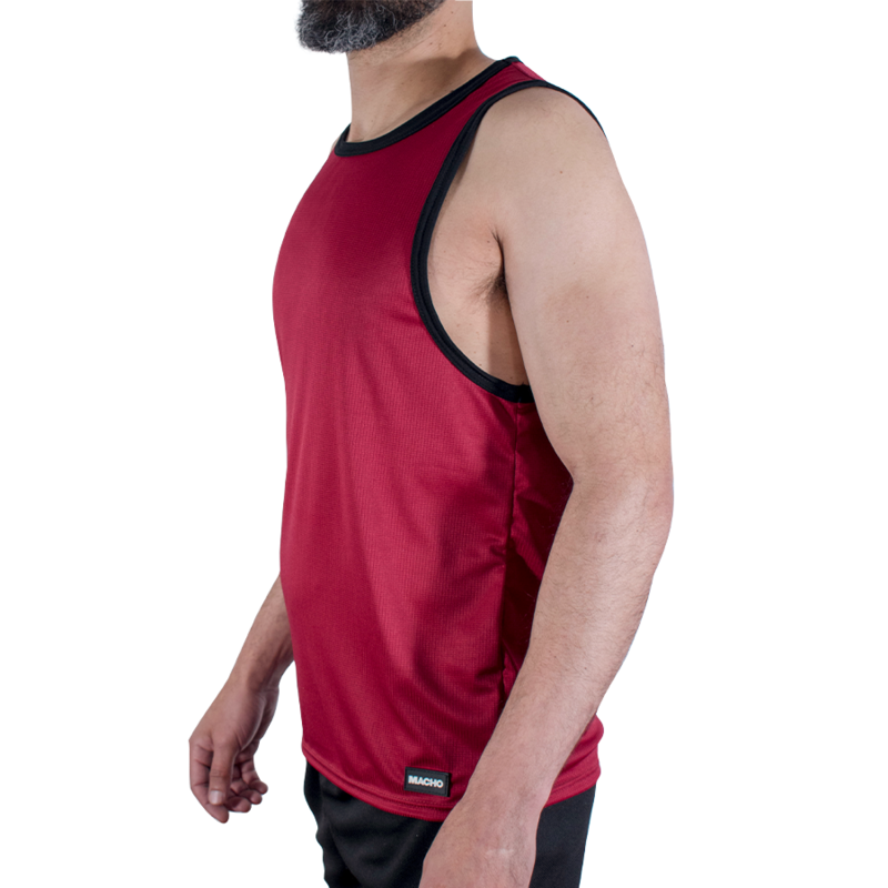 MACHO - CMV003 CAMISETA DE GINÁSTICA MARROM TAMANHO S/M - Infernum Store