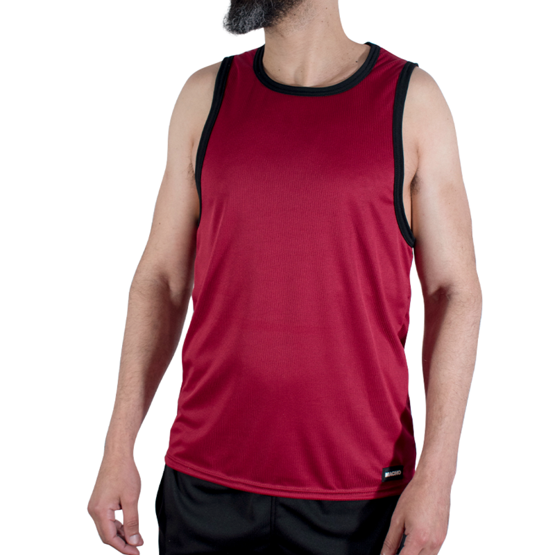 MACHO - CMV003 CAMISETA DE GINÁSTICA MARROM TAMANHO S/M - Infernum Store
