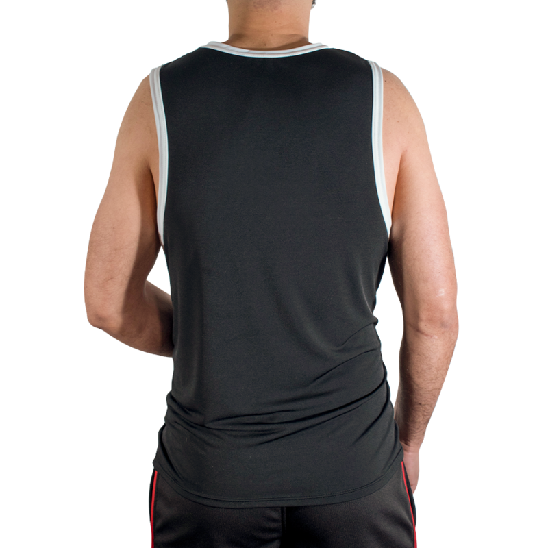 MACHO - CMV004 CAMISETA PRETA DE GINÁSTICA TAMANHO S/M - Infernum Store