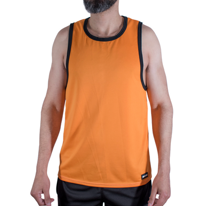 MACHO - CMV005 CAMISETA DE GINÁSTICA LARANJA TAMANHO P/M - Infernum Store