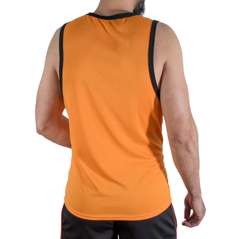 MACHO - CMV005 CAMISETA DE GINÁSTICA LARANJA TAMANHO P/M - Infernum Store