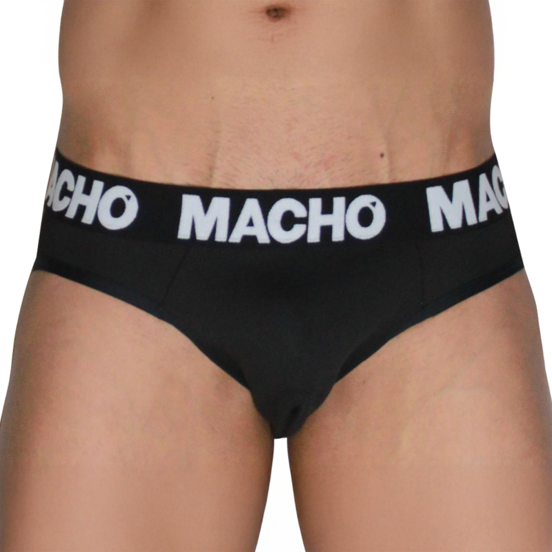MACHO - MCH007 SLIP CLÁSSICO PRETO + PRETO S - Infernum Store