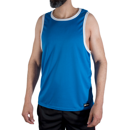 MACHO - CMV002 CAMISETA AZUL DE GINÁSTICA TAMANHO S/M - Infernum Store